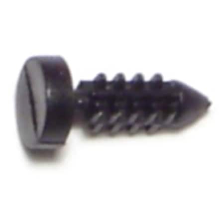 Midwest Fastener 7/64" x 0.4" Black Plastic Hole Flex Retainers 10PK 69141